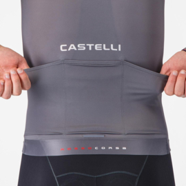 Castelli Aero Race 8s Jersey Smoky Gray