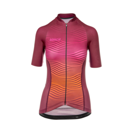 Bioracer Vesper Jersey New Wave Bordeaux/Orange