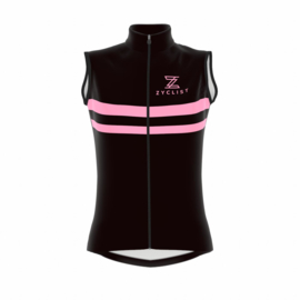 .Zyclist Strade Body Windblock Women Black/Pink - Maat XS