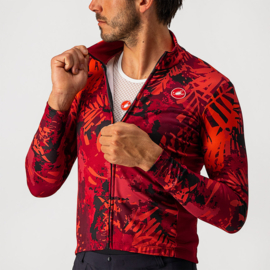 Castelli Unlimited Thermal Jersey Bordeaux - Maat M