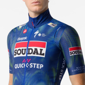 Castelli Soudal Quick-Step Pro Wind Vest Blue