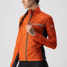Castelli Squadra Stretch W Jacket Fiery Red
