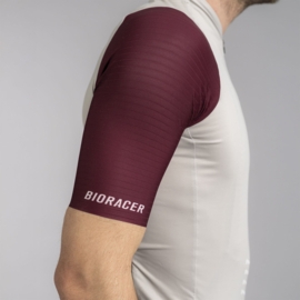 Bioracer Icon Jersey Warm Grey - Bordeaux