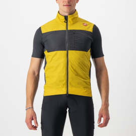 Castelli Unlimited Puffy Vest Goldenrod Dark Gray