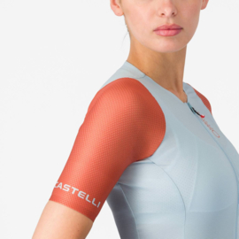 Castelli Corretto W Jersey Winter Sky Hot Sauce
