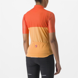 Castelli Velocissima Jersey Soft Orange Scarlet Ibis