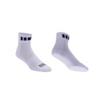 BBB TechnoFeet Bicycle Socks White Grey - Maat 44/47