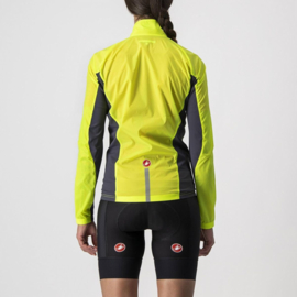 Castelli Squadra Stretch W Jacket Yellow Fluo