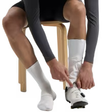 BBB Raceflex Zipless Shoe Covers White - Maat 41/42