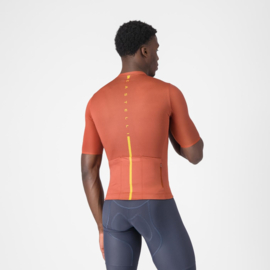 Castelli Drittone Logo Jersey Paprika
