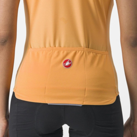 Castelli Velocissima Sleeveless Soft Orange Scarlet Lava