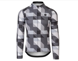 Agu Triangle Stripe Jersey Lange Mouwen - Maat M