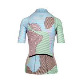 Bioracer Epic Jersey Women Kontur Green Pink