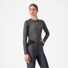 Castelli Medio Base Layer W Long Sleeve Melange Gray
