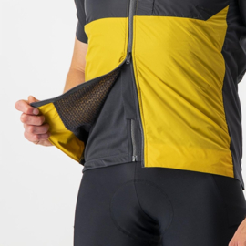 Castelli Unlimited Puffy Vest Goldenrod Dark Gray