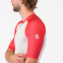 Castelli Unlimited Endurance 3 Jersey Ivory Rich Red