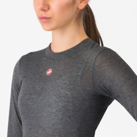 Castelli Medio Base Layer W Long Sleeve Melange Gray