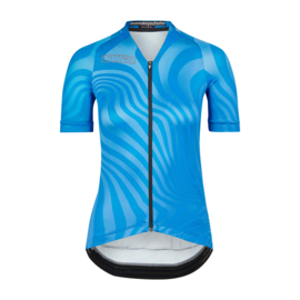 Bioracer Icon Jersey Women Metalix Flow Blue