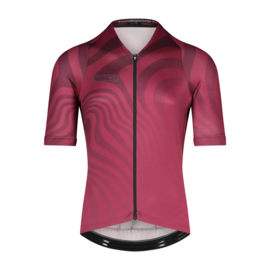 Bioracer Metalix Jersey Flow Bordeaux