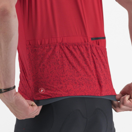 Castelli Unlimited Terra Jersey Red - Maat XL