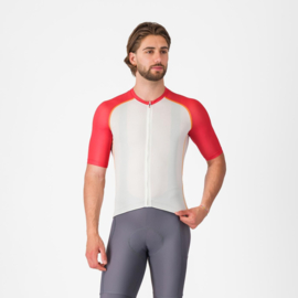 Castelli Unlimited Endurance 3 Jersey Ivory Rich Red