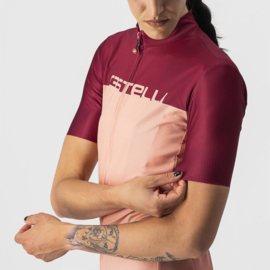 Castelli Velocissima Jersey Blush Bordeaux