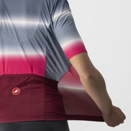 Castelli Dolce Jersey Steel Blue Bordeaux