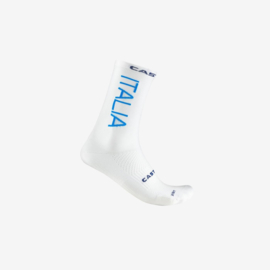 Castelli Italia Rosso Corsa Pro 18 Sock White