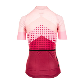 Bioracer Vesper Jersey Doris Dots Bordeaux - Maat XL