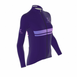 .Zyclist Strade Light Jacket Purple Streep - Maat XS