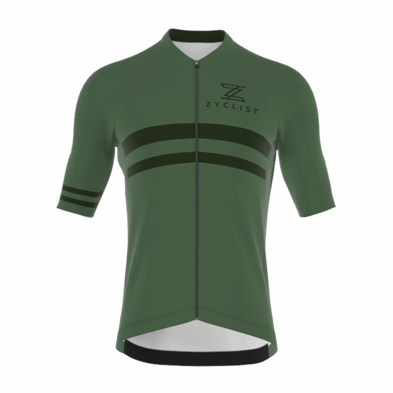 .Zyclist Icon Ride Jersey Stripe Green Dames