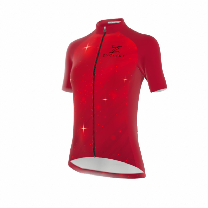 .Zyclist Strade Jersey Space Red - Maat XS