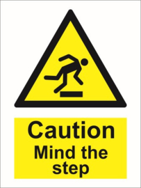 Warning mind the step