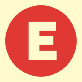 Emergency light indicator sticker
