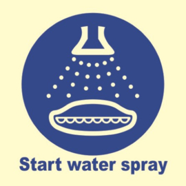 Start water spray