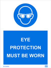 Imo sign eye protection must be worn