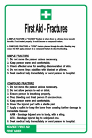 First aid fractures