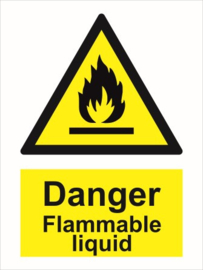 Danger flammable liquid