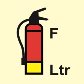 Fire extinguisher for foam