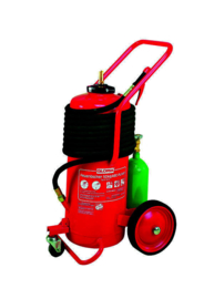 Wheeled extinguisher