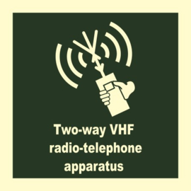 Survival craft portable radio