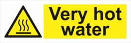 Warning very hot water