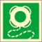 Imo sign life buoy with line