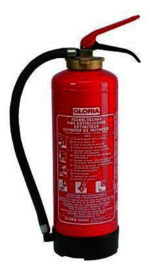 Powder - Fire Extinguisher GLORIA P6 Easy