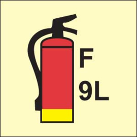 Imo sign foam fire extinguisher 9l