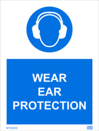 Imo sign ear  protection must be worn