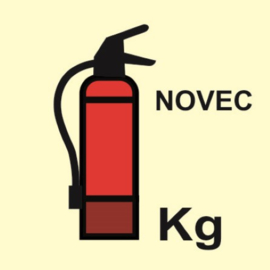 Fire extinguisher for Novec