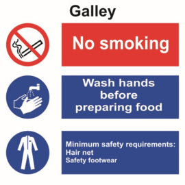 Space identification signage - Galley