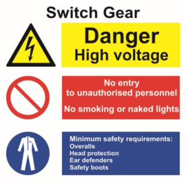 Space identification signage - Switch Gear