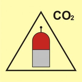 Imo sign remote release station for CO2